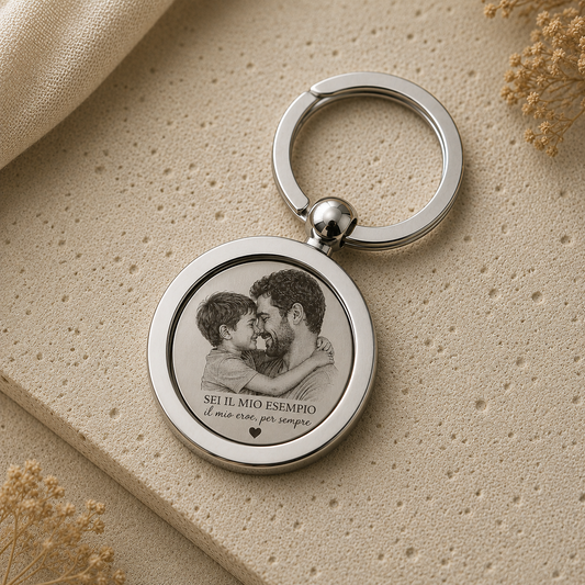 Portachiavi Personalizzato per il Papà
