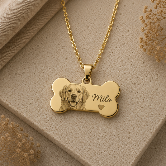 Collana Personalizzata con Foto del Cane