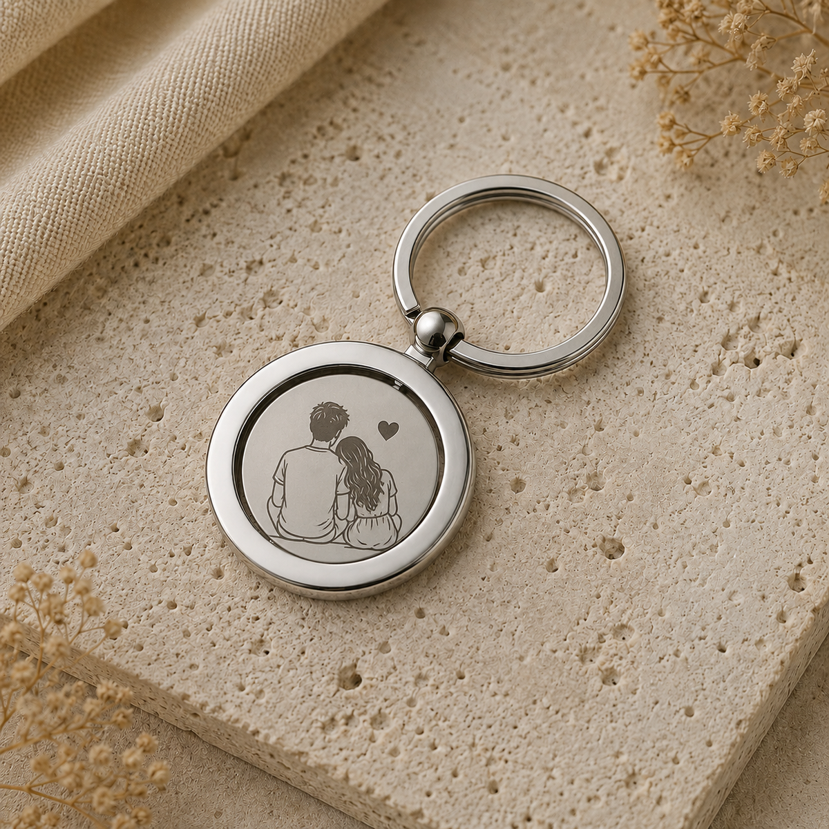 Portachiavi coppia anniversario