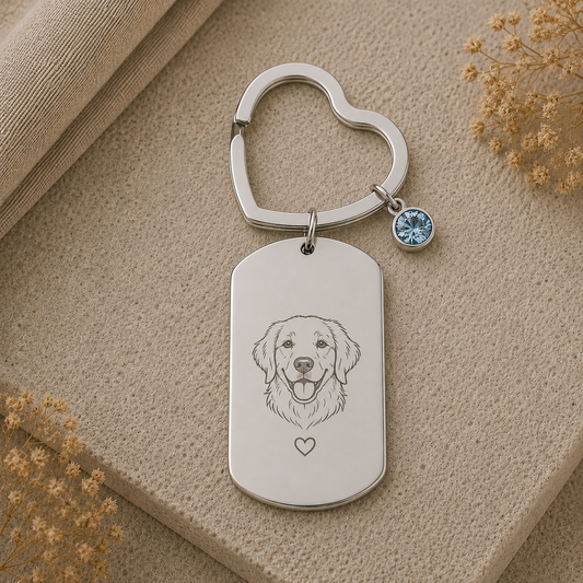 Portachiavi  Personalizzabile cane