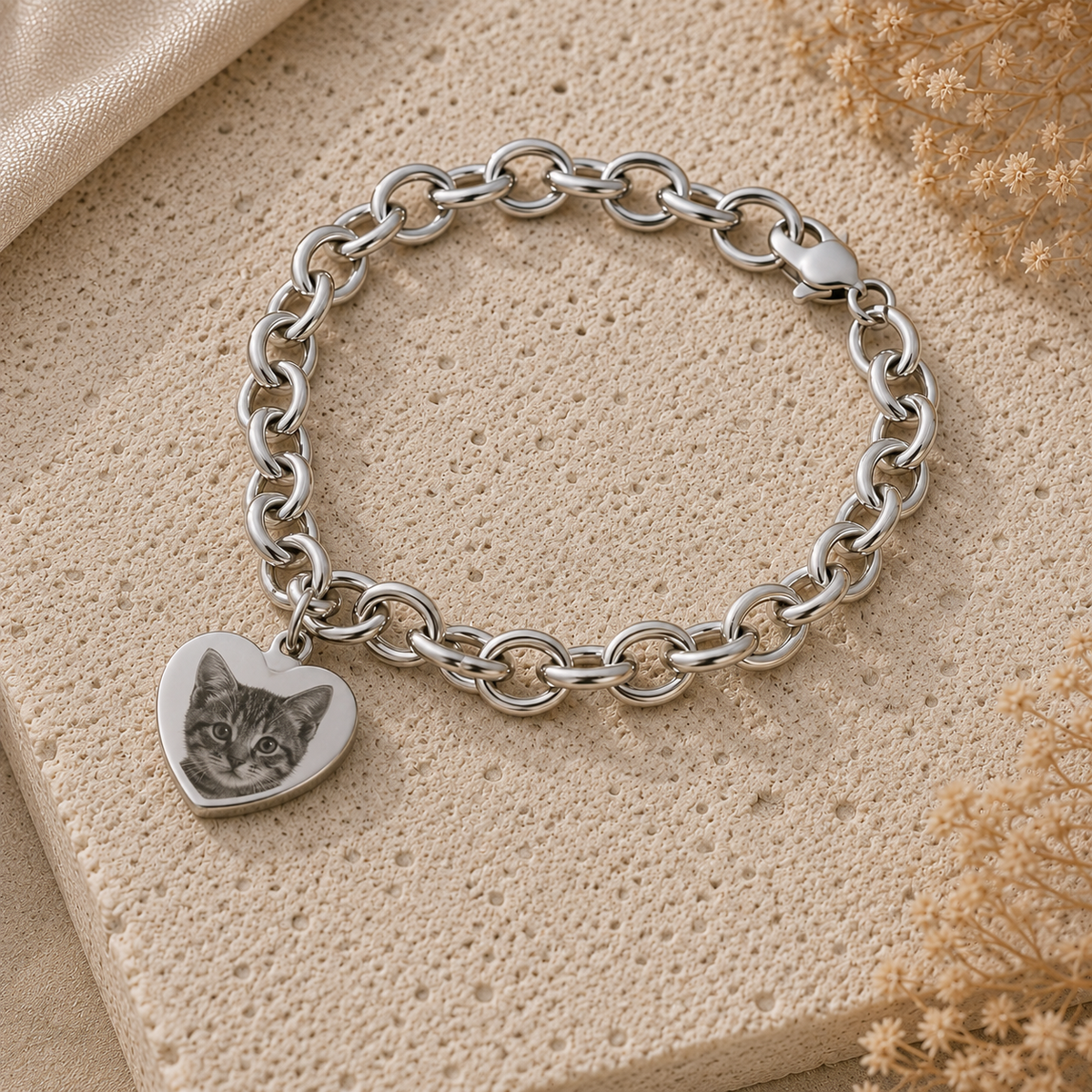 Bracciale Gatto Personalizzato