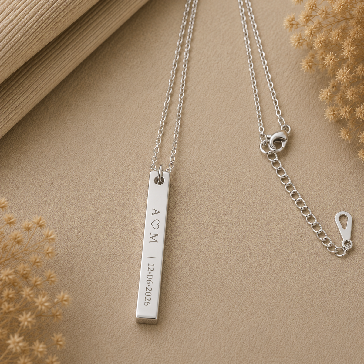 Collana Tubetto Personalizzata di Coppia