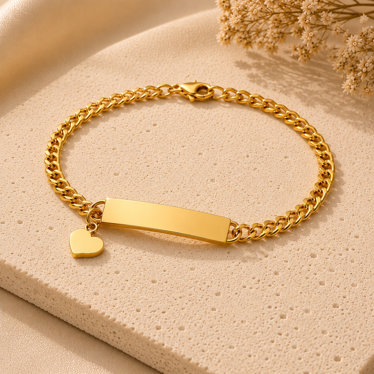 Bracciale Mamma Personalizzato con Ciondolo Cuore |