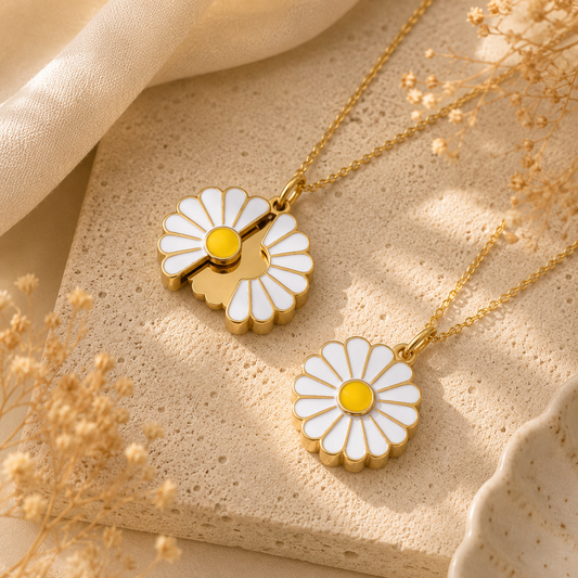 Collana  Daisy Personalizzabile | Acciaio 316L