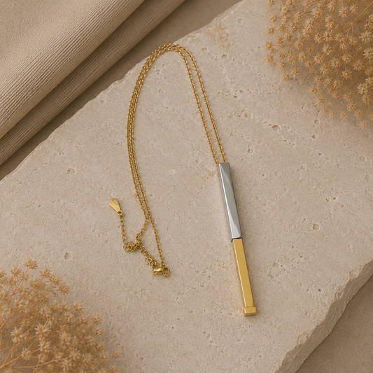 Collana tubetto estendibile Personalizzabile | Acciaio 316L