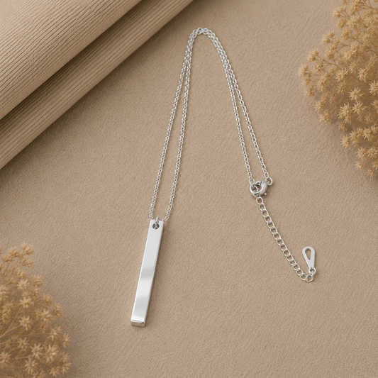 Collana Tubetto Personalizzabile | Acciaio 316L